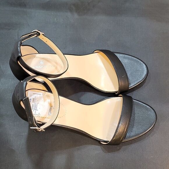 BRAND NEW BANDOLINO ANKLE STRAP LEATHER BLOCK HEEL SANDALS - Picture 8 of 16